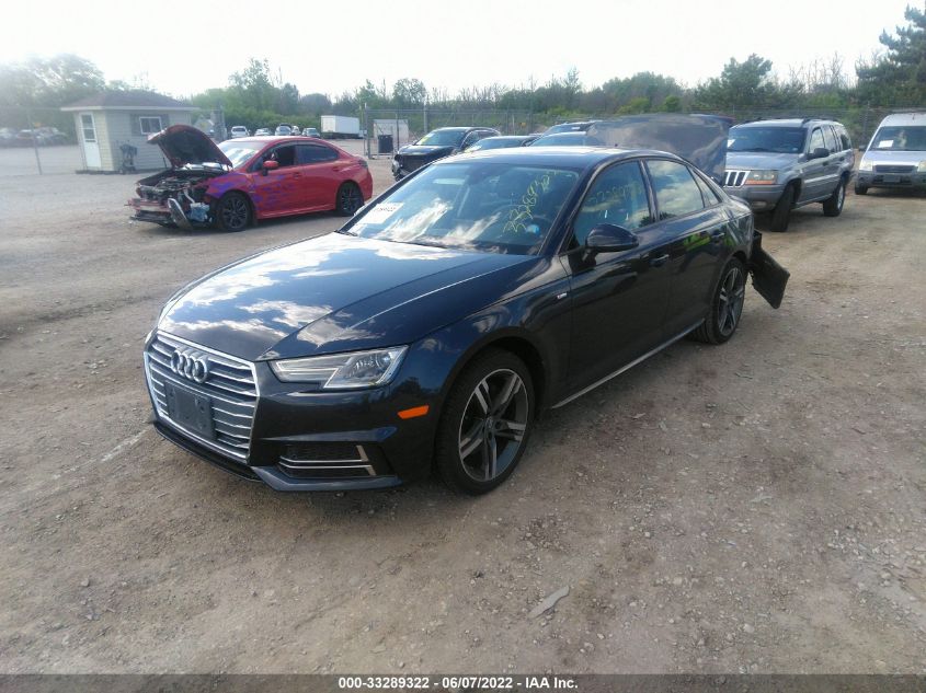 2018 AUDI A4 PREMIUM WAUKMAF49JA090660