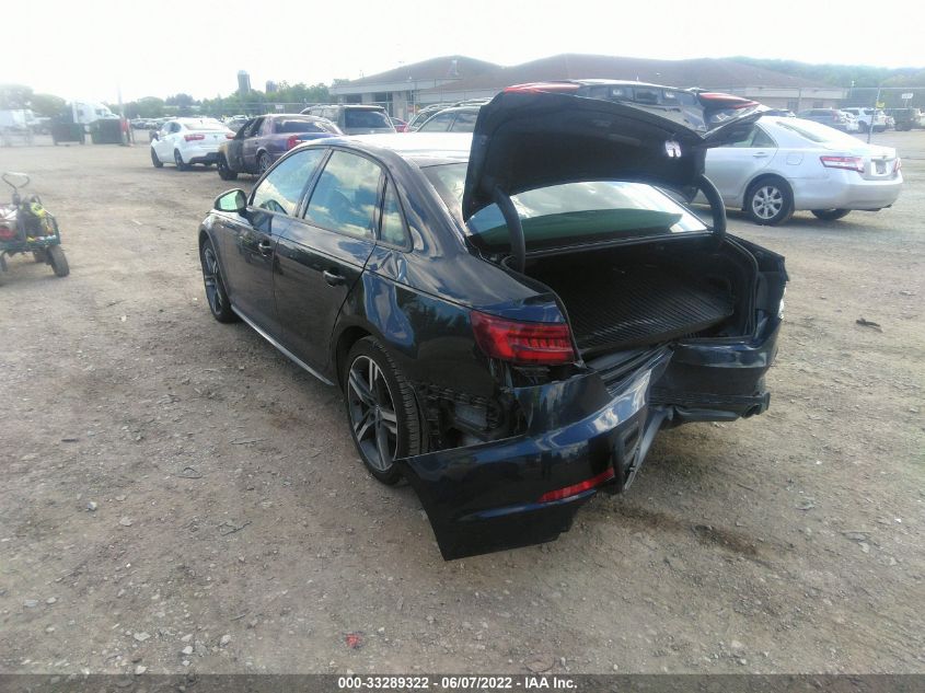 2018 AUDI A4 PREMIUM WAUKMAF49JA090660
