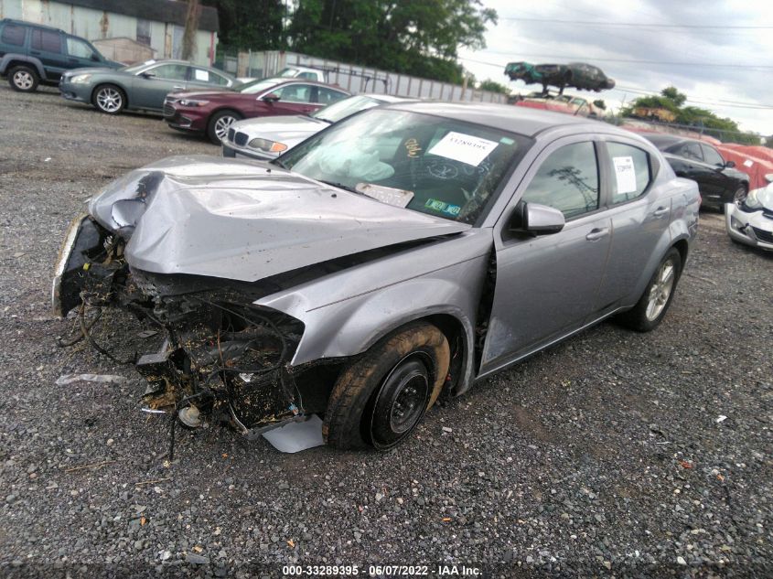 2013 DODGE AVENGER SXT 1C3CDZCB5DN572732