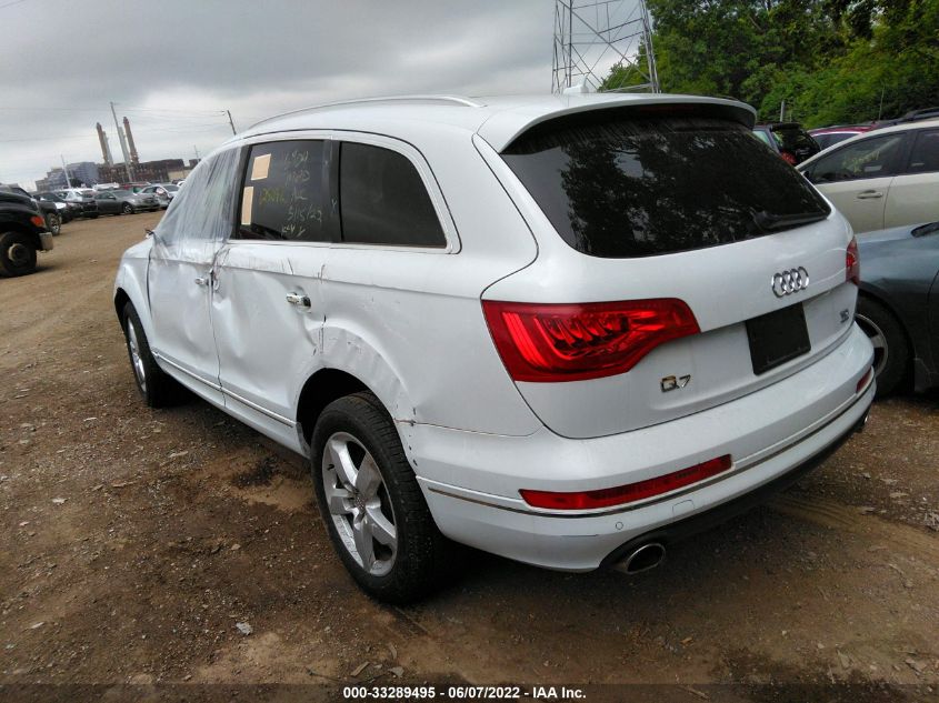 2013 AUDI Q7 3.0L TDI PREMIUM PLUS WA1LMAFE7DD008583