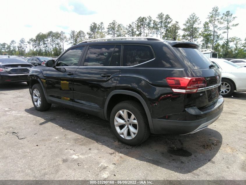 2018 VOLKSWAGEN ATLAS 3.6L V6 SE 1V2CR2CA7JC544710