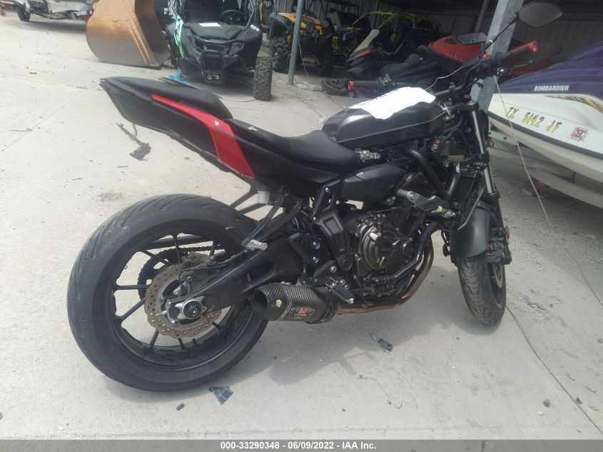 2018 YAMAHA MT07 JYARM27E3JA001174