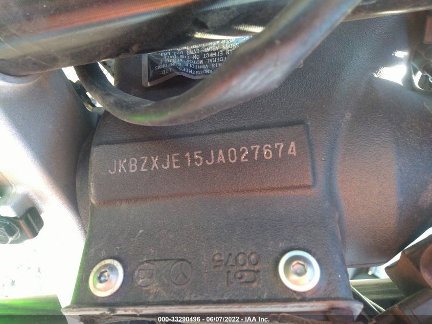 2018 KAWASAKI ZX636 E JKBZXJE15JA027674
