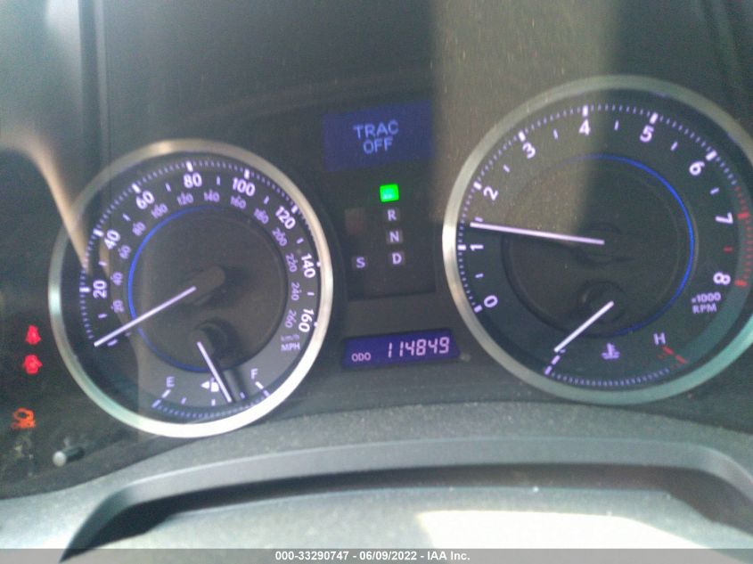 2013 LEXUS IS 250 JTHBF5C27D5193143