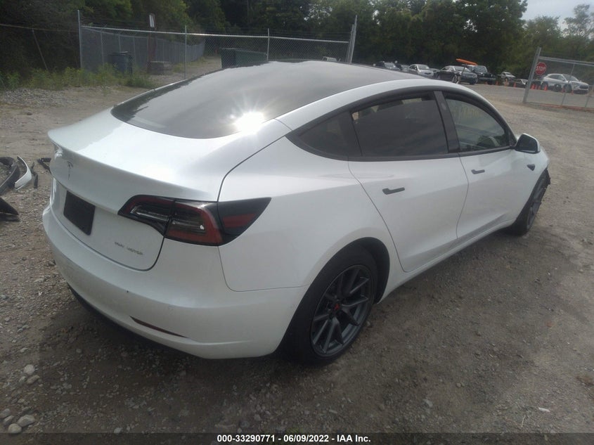 2021 TESLA MODEL 3 VIN: 5YJ3E1EB7MF045796