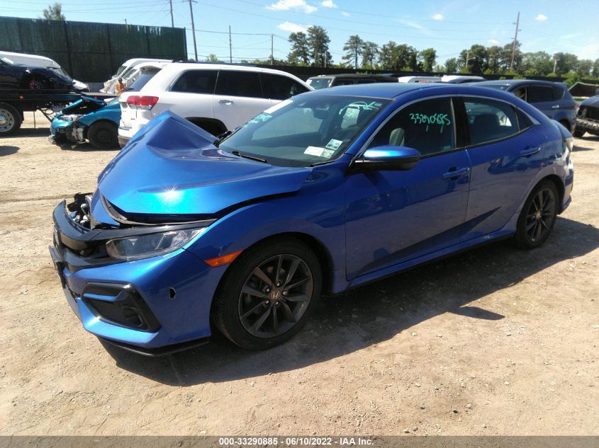 2020 HONDA CIVIC HATCHBACK EX-L SHHFK7H85LU421014