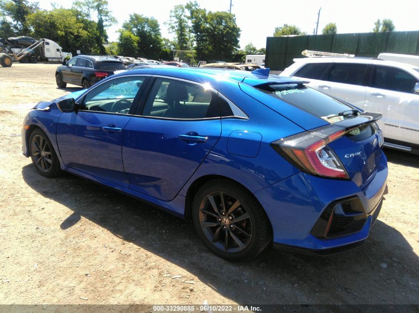 2020 HONDA CIVIC HATCHBACK EX-L SHHFK7H85LU421014