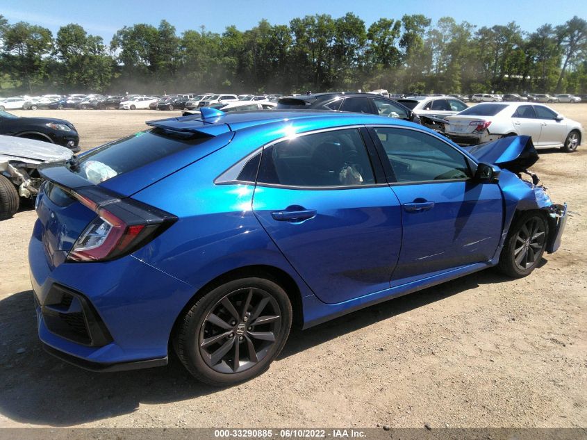 2020 HONDA CIVIC HATCHBACK EX-L SHHFK7H85LU421014