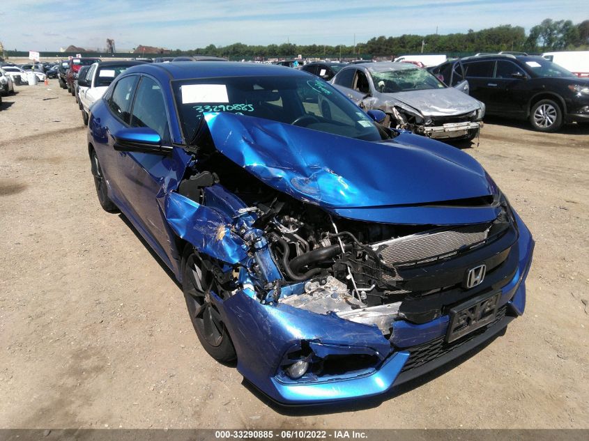 2020 HONDA CIVIC HATCHBACK EX-L SHHFK7H85LU421014
