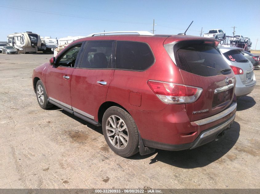 2014 NISSAN PATHFINDER SL 5N1AR2MN1EC641154