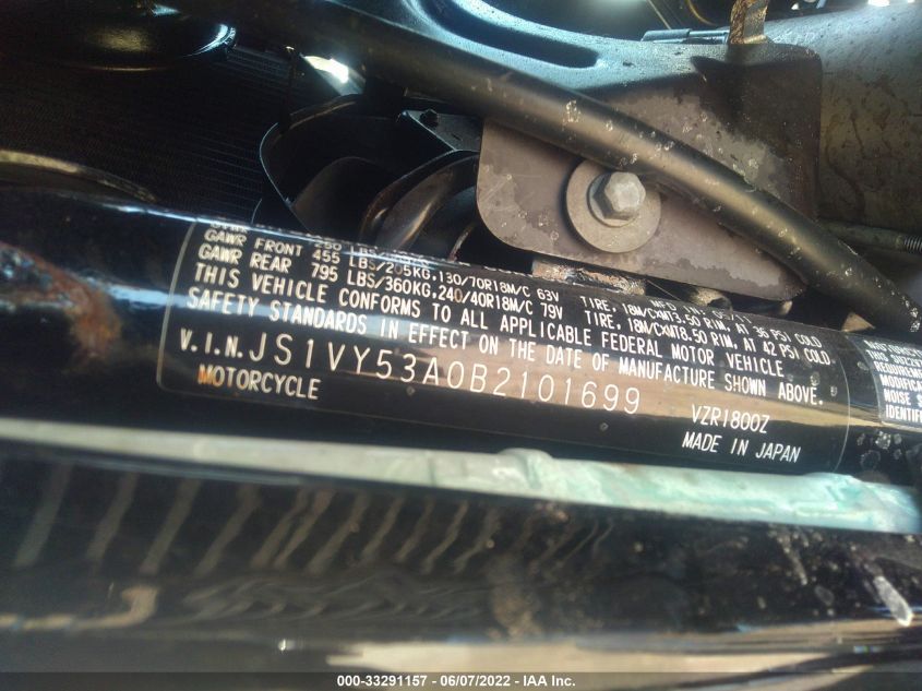 2011 SUZUKI VZR1800 Z JS1VY53A0B2101699