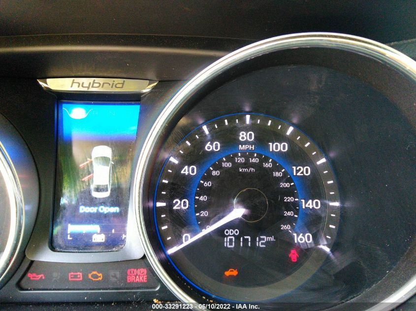 2013 HYUNDAI SONATA HYBRID LIMITED KMHEC4A42DA100585