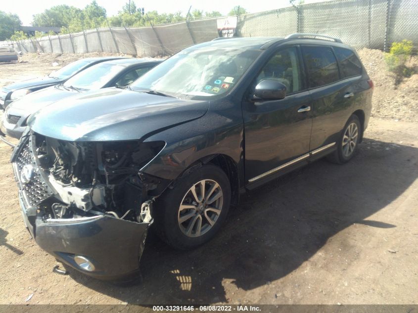 2014 NISSAN PATHFINDER SL 5N1AR2MM9EC673843