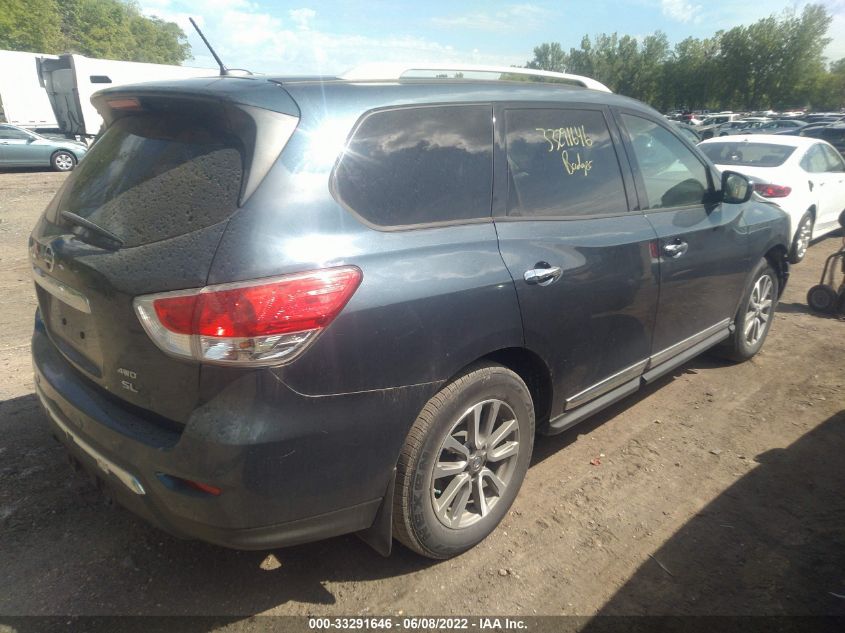 2014 NISSAN PATHFINDER SL 5N1AR2MM9EC673843
