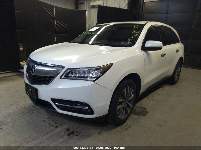 2014 ACURA MDX TECHNOLOGY 5FRYD4H48EB015620