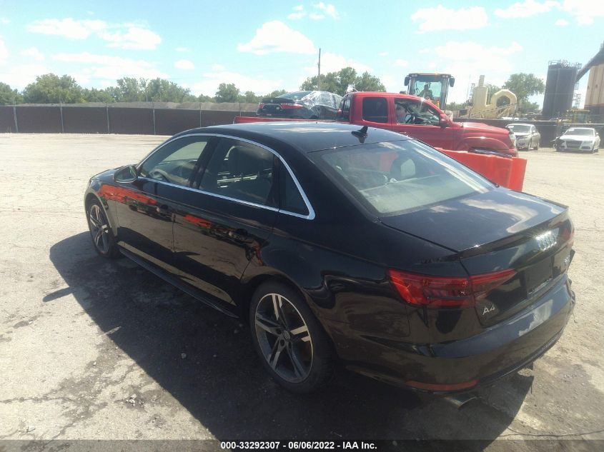 2017 AUDI A4 PREMIUM PLUS WAUENAF45HN069821