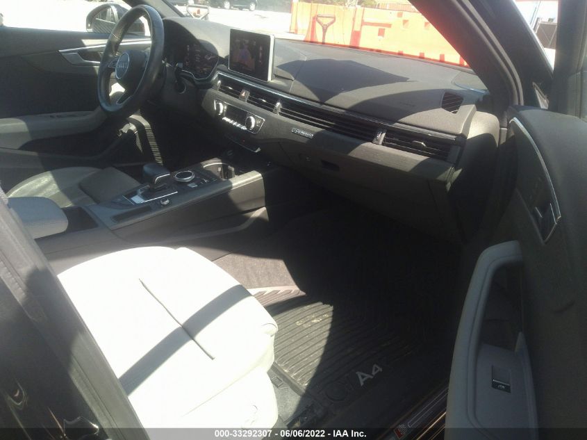 2017 AUDI A4 PREMIUM PLUS WAUENAF45HN069821