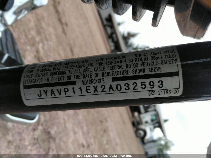 2002 YAMAHA XVS1100 A JYAVP11EX2A032593