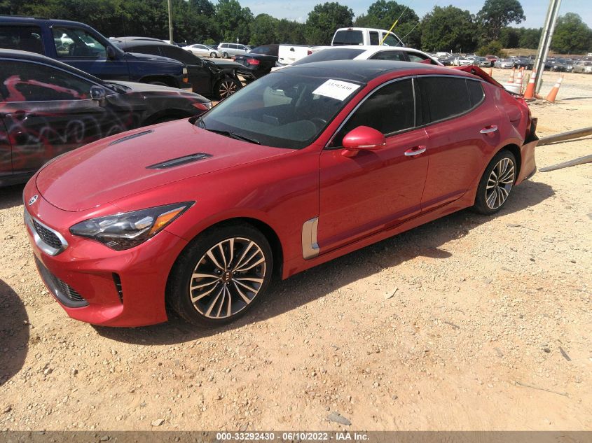 2019 KIA STINGER PREMIUM KNAE25LAXK6064366
