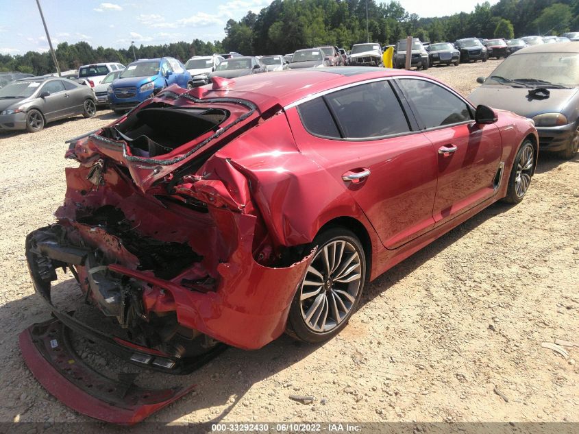 2019 KIA STINGER PREMIUM KNAE25LAXK6064366
