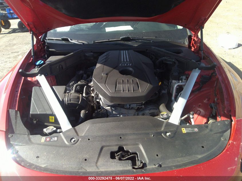 2019 KIA STINGER BASE KNAE15LA0K6050401