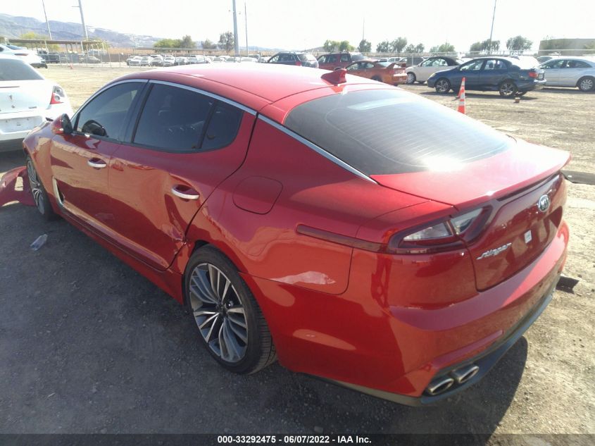 2019 KIA STINGER BASE KNAE15LA0K6050401