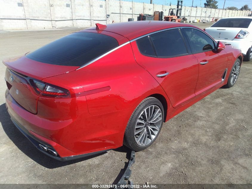 2019 KIA STINGER BASE KNAE15LA0K6050401