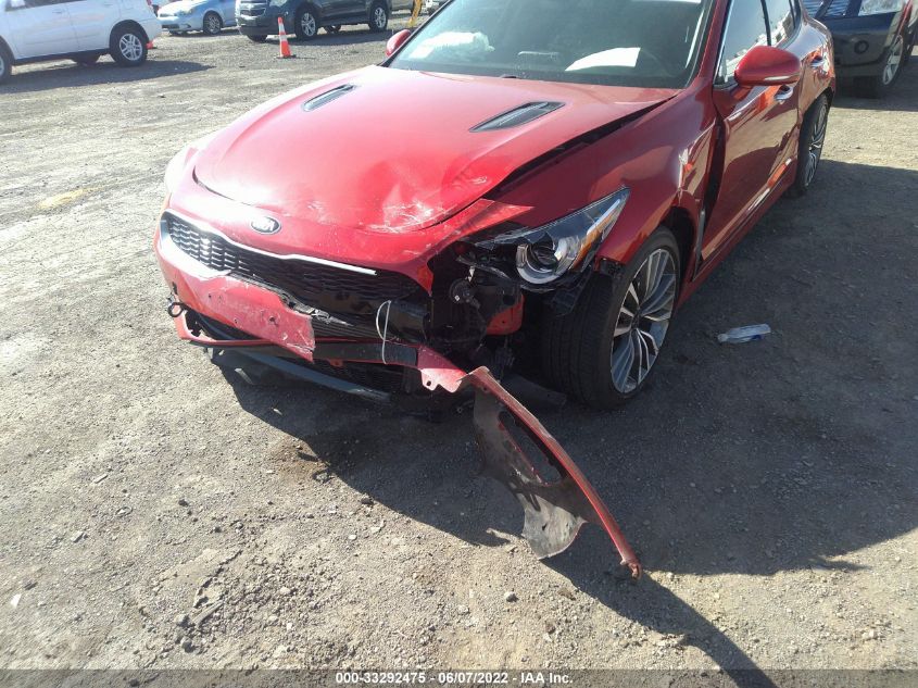 2019 KIA STINGER BASE KNAE15LA0K6050401