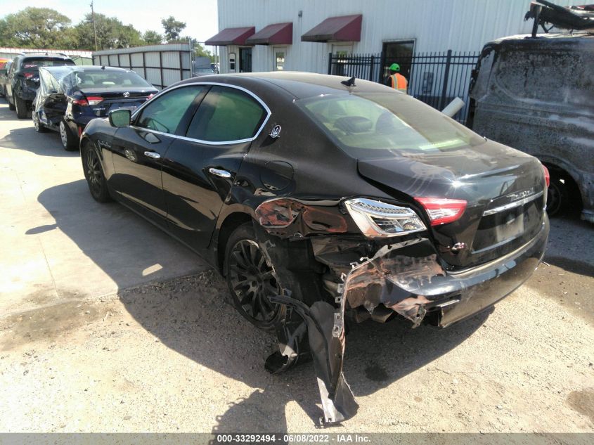 2014 MASERATI GHIBLI S Q4 ZAM57RTA7E1084440