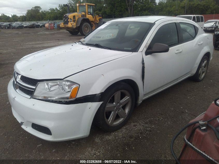 2013 DODGE AVENGER SE 1C3CDZAB2DN551727