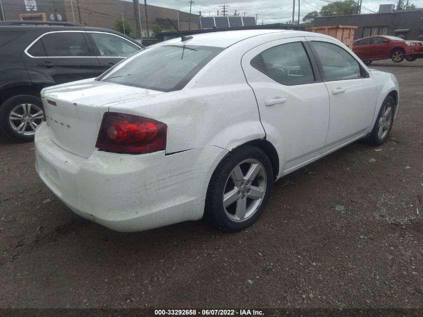 2013 DODGE AVENGER SE 1C3CDZAB2DN551727