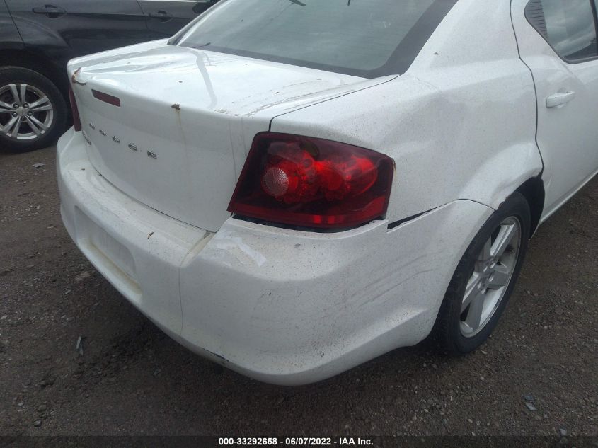 2013 DODGE AVENGER SE 1C3CDZAB2DN551727
