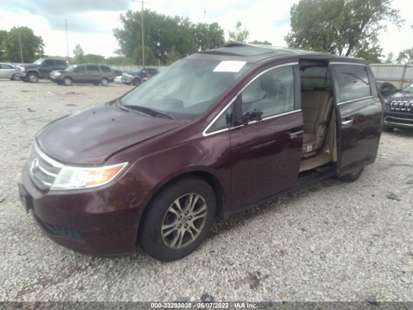 2013 HONDA ODYSSEY EX-L 5FNRL5H64DB083881