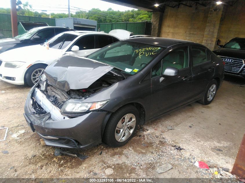 2013 HONDA CIVIC SDN LX 2HGFB2F5XDH547668
