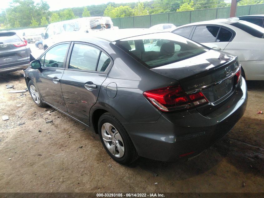 2013 HONDA CIVIC SDN LX 2HGFB2F5XDH547668