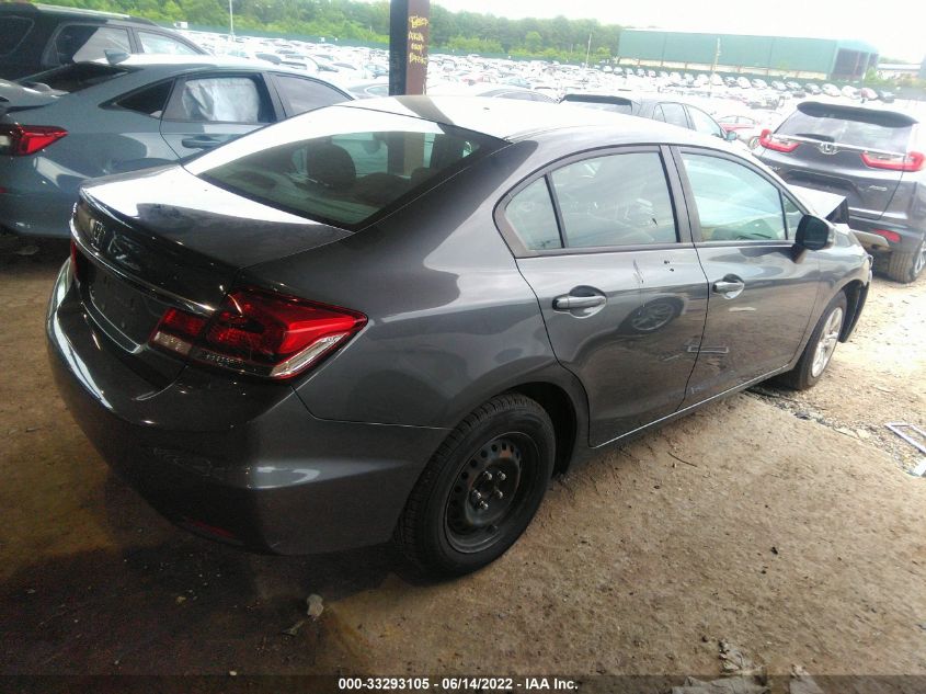 2013 HONDA CIVIC SDN LX 2HGFB2F5XDH547668