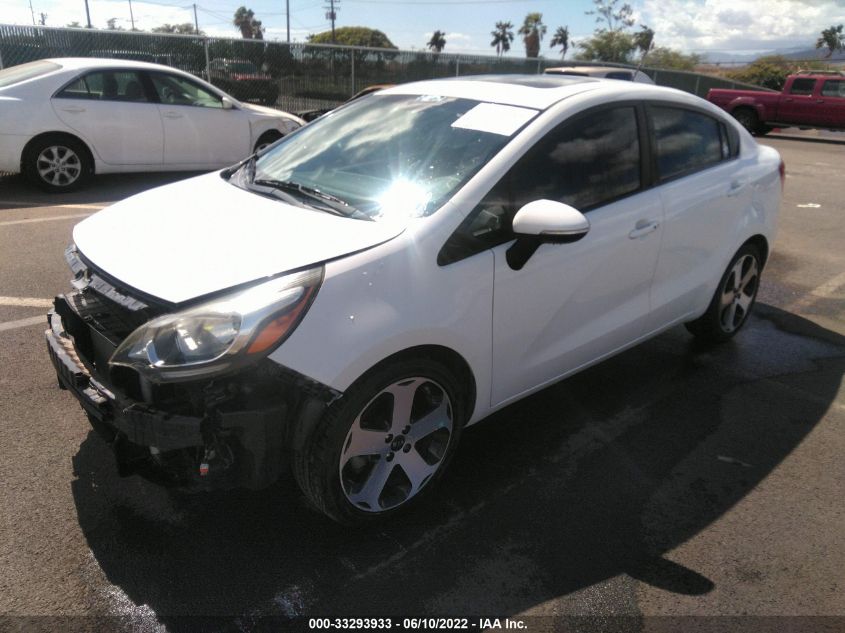2013 KIA RIO SX KNADN4A36D6274497