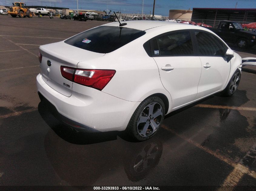 2013 KIA RIO SX KNADN4A36D6274497