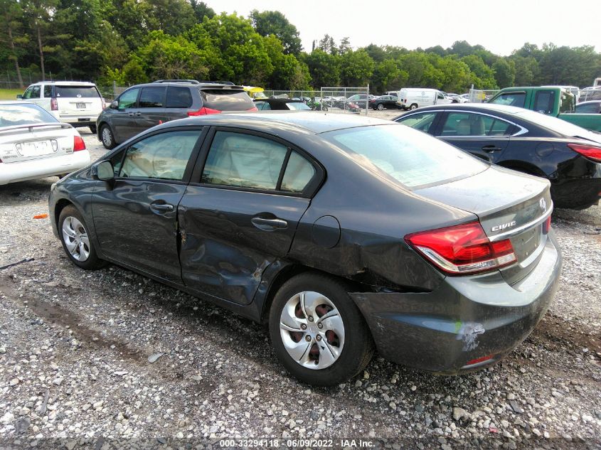 2013 HONDA CIVIC SDN LX 2HGFB2F55DH599760