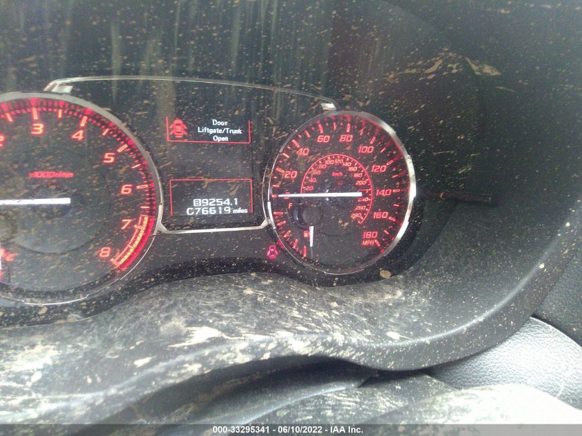 2015 SUBARU WRX JF1VA1A69F9804528