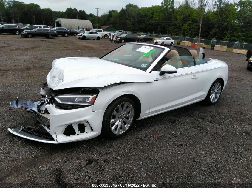 2018 AUDI A5 CABRIOLET PRESTIGE WAU2NGF52JN002226