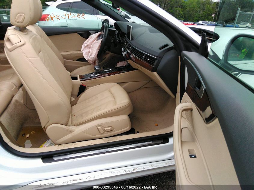 2018 AUDI A5 CABRIOLET PRESTIGE WAU2NGF52JN002226