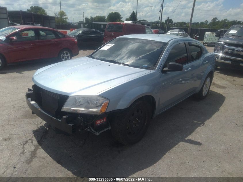 2013 DODGE AVENGER SE 1C3CDZAB7DN628981