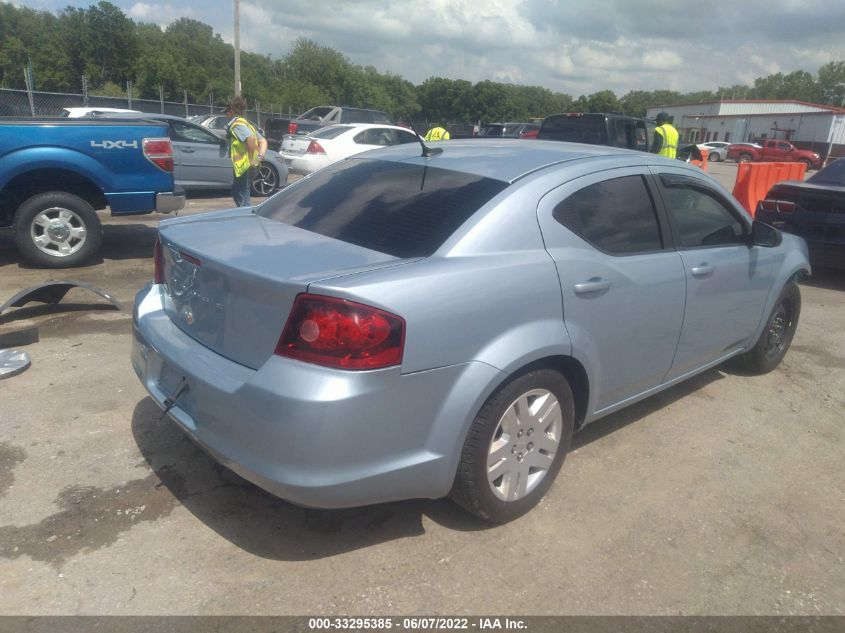 2013 DODGE AVENGER SE 1C3CDZAB7DN628981