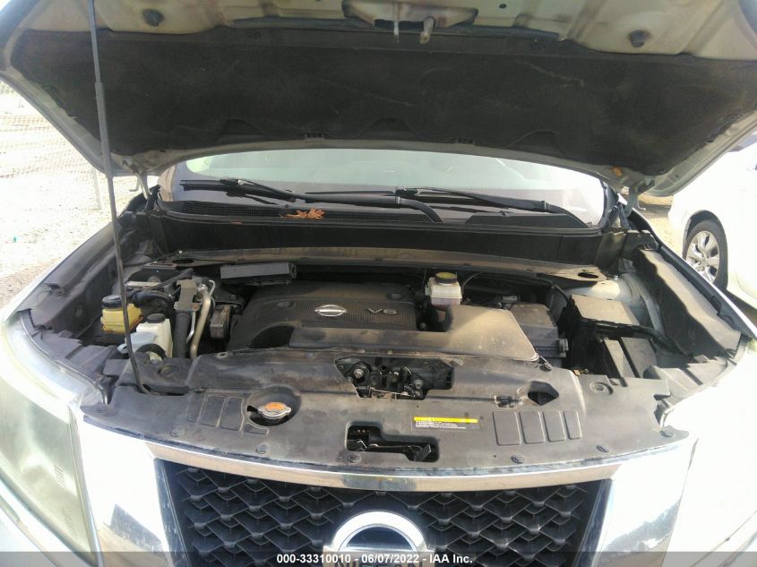 2013 NISSAN PATHFINDER SL 5N1AR2MN0DC672409
