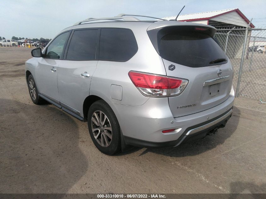 2013 NISSAN PATHFINDER SL 5N1AR2MN0DC672409