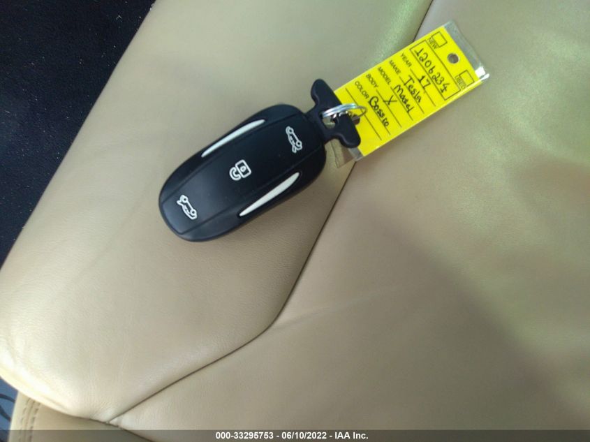 2017 TESLA MODEL X 90D/75D/100D 5YJXCBE27HF059250