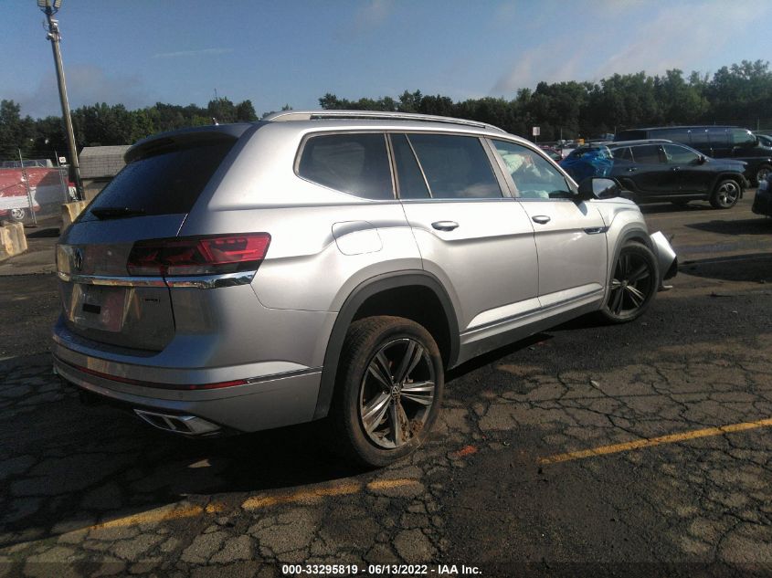 2022 VOLKSWAGEN ATLAS 3.6L V6 SEL R-LINE 1V2AR2CAXNC505624