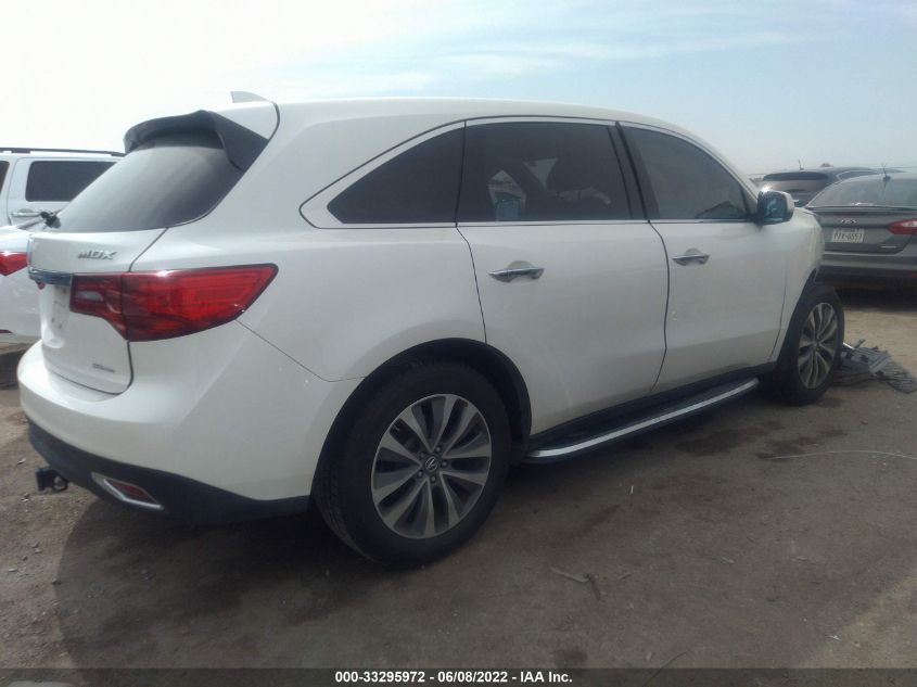 2015 ACURA MDX TECH PKG 5FRYD4H40FB016858