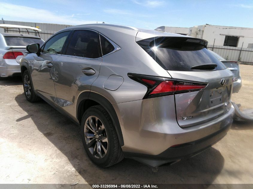 2018 LEXUS NX 300/BASE/F SPORT JTJYARBZ0J2108749
